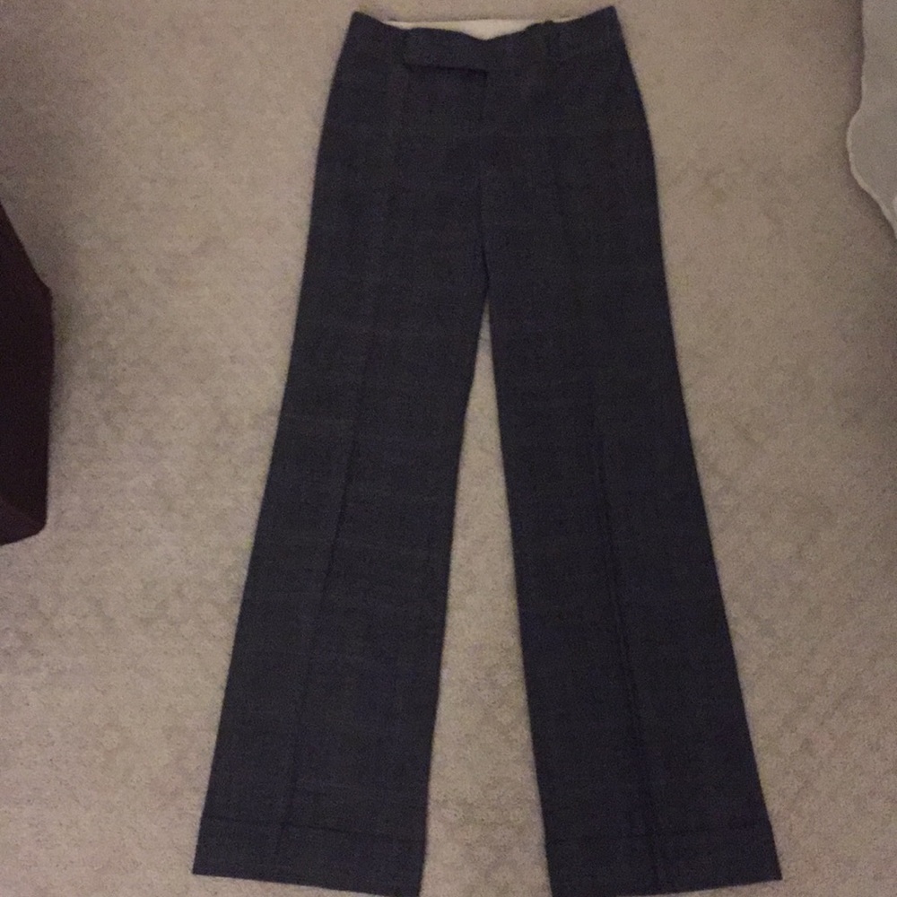 Banana Republic plaid wide leg pants